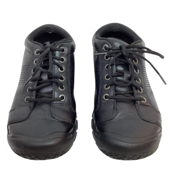 Keen Utility PTC Mens 8 Oxford Low Top Leather Lace-Up Work Shoes Black - Picture 2 of 13